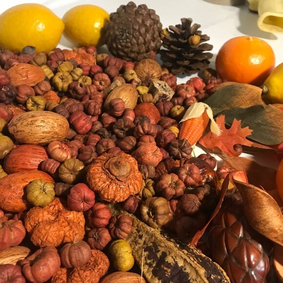 Potpourri Mix With Artificial Lemons & Oranges Fall Decor Premium Decorative - Picture 9 of 16